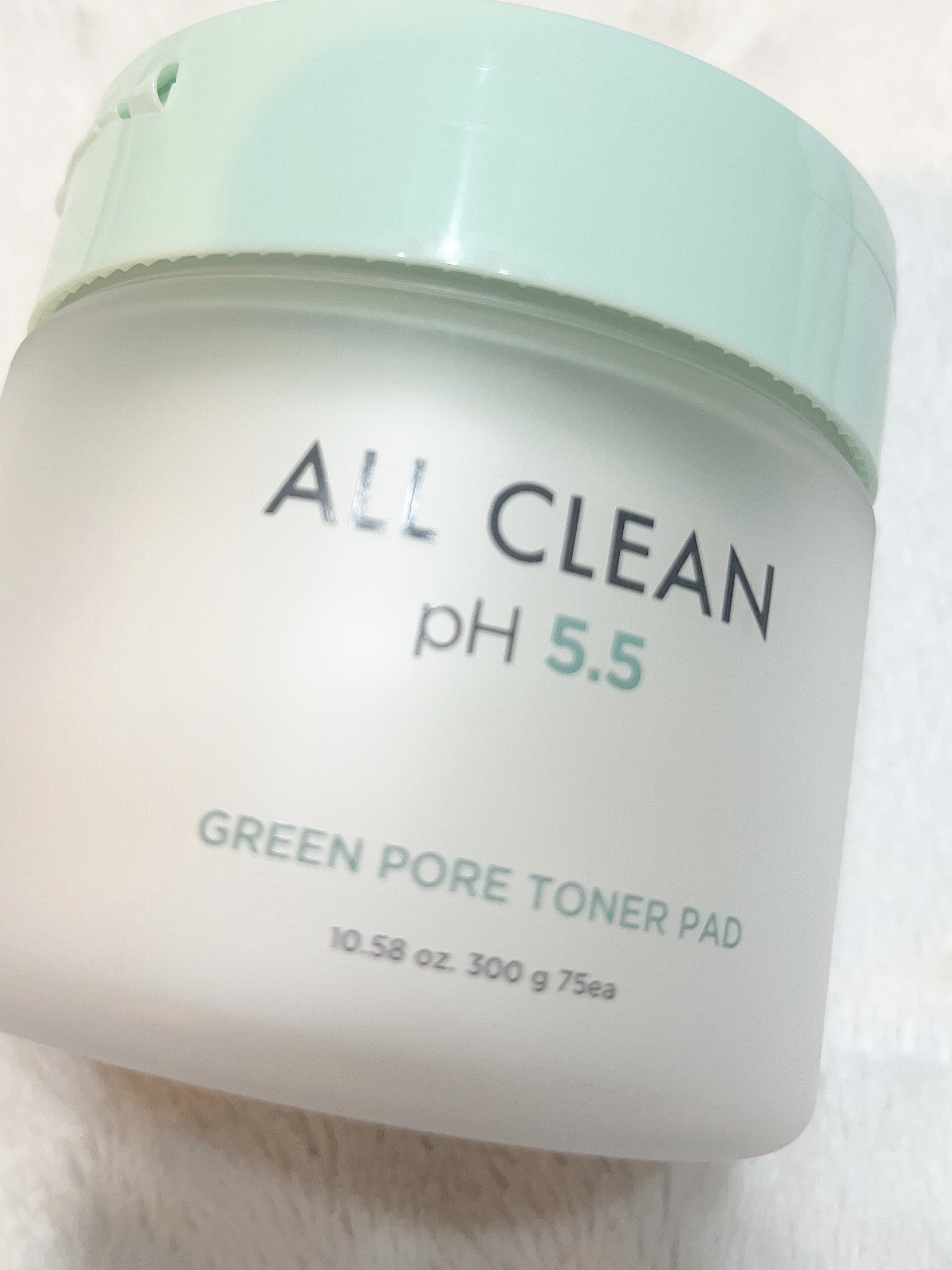 オールクリーングリーン毛穴トナーパッド/heimish/トナーパッドを使ったクチコミ（2枚目）