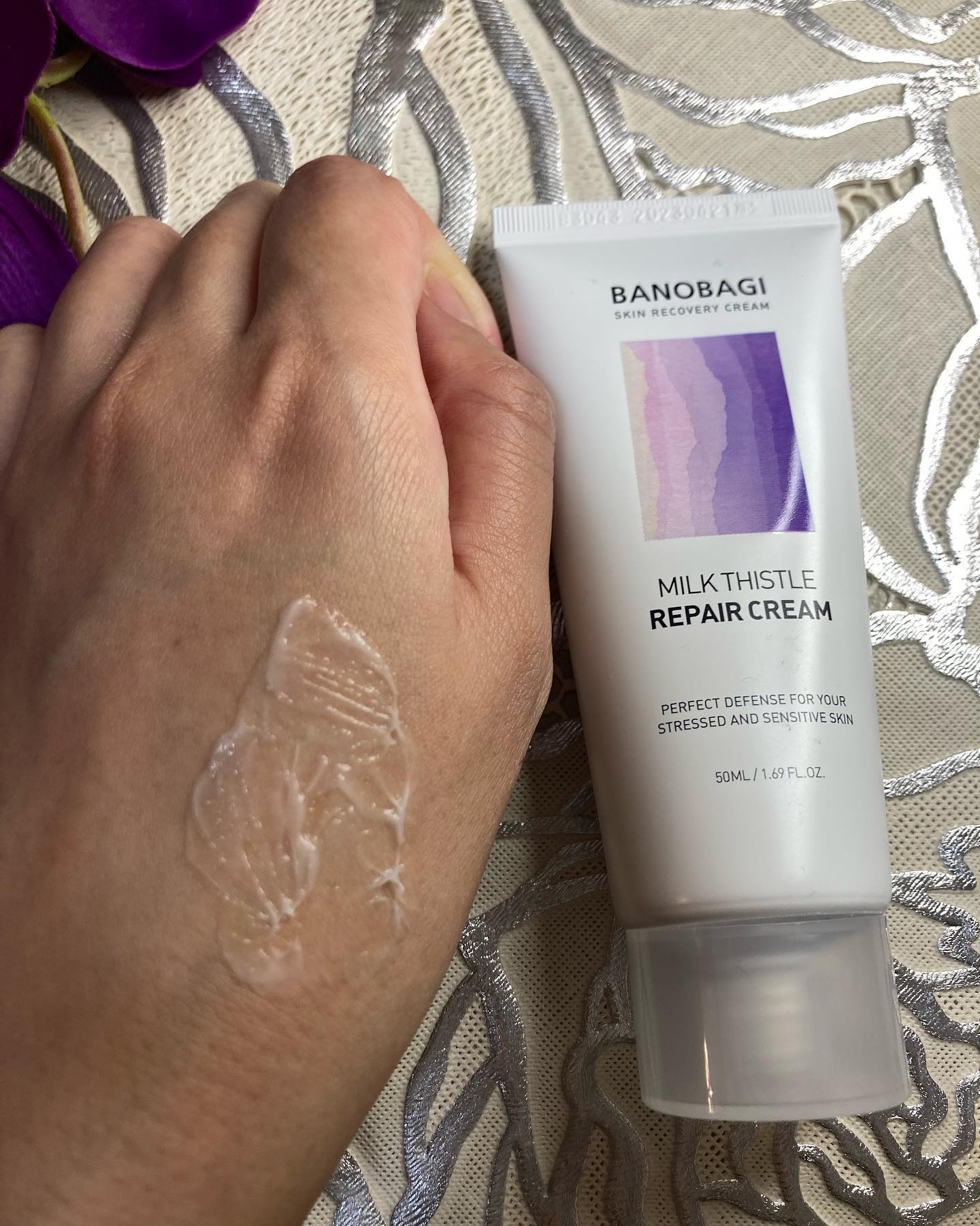 ミルクシスル リペアクリーム/BANOBAGI/フェイスクリームを使ったクチコミ（3枚目）