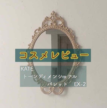 トーンディメンショナルパレット/KATE/メイクアップキットを使ったクチコミ（1枚目）