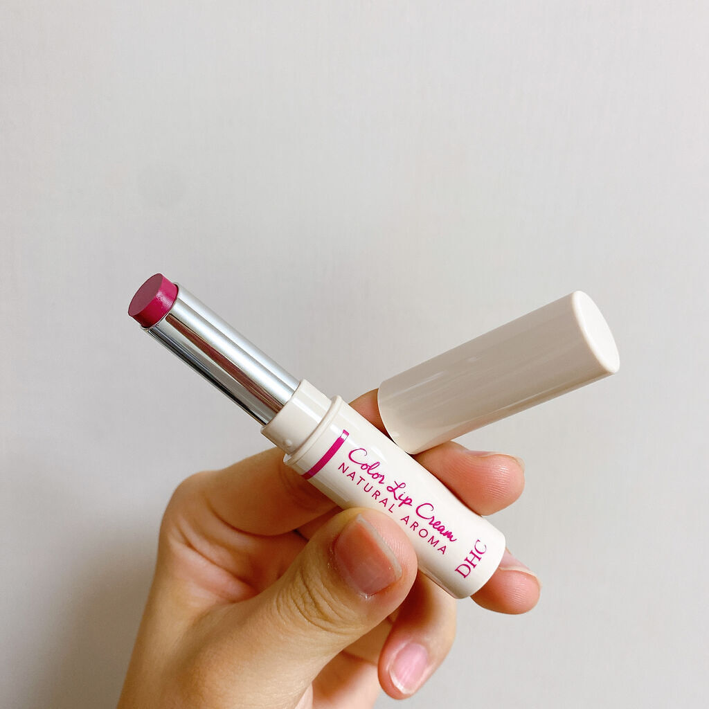 濃密うるみカラーリップ ナチュラルアロマ/DHC/リップクリームを使ったクチコミ（2枚目）