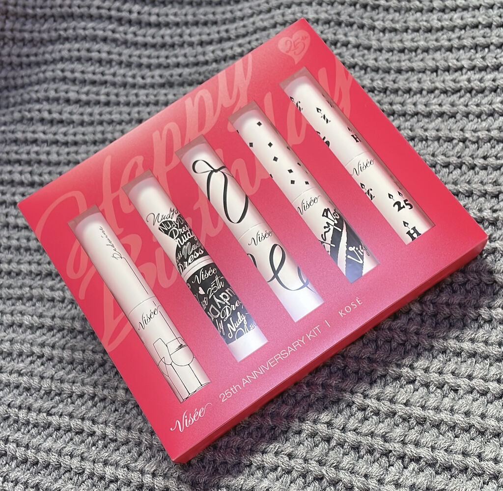 リシェ 25th アニバーサリーキット �/Visée/口紅を使ったクチコミ（2枚目）