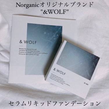 \ &WOLF セラムリキッドファンデーション/
N organicのオリジナルブランド"&WOLF"
とても気になっていたのとファンデーションの替え時だったので購入してみました◎

色展開は3色あり、