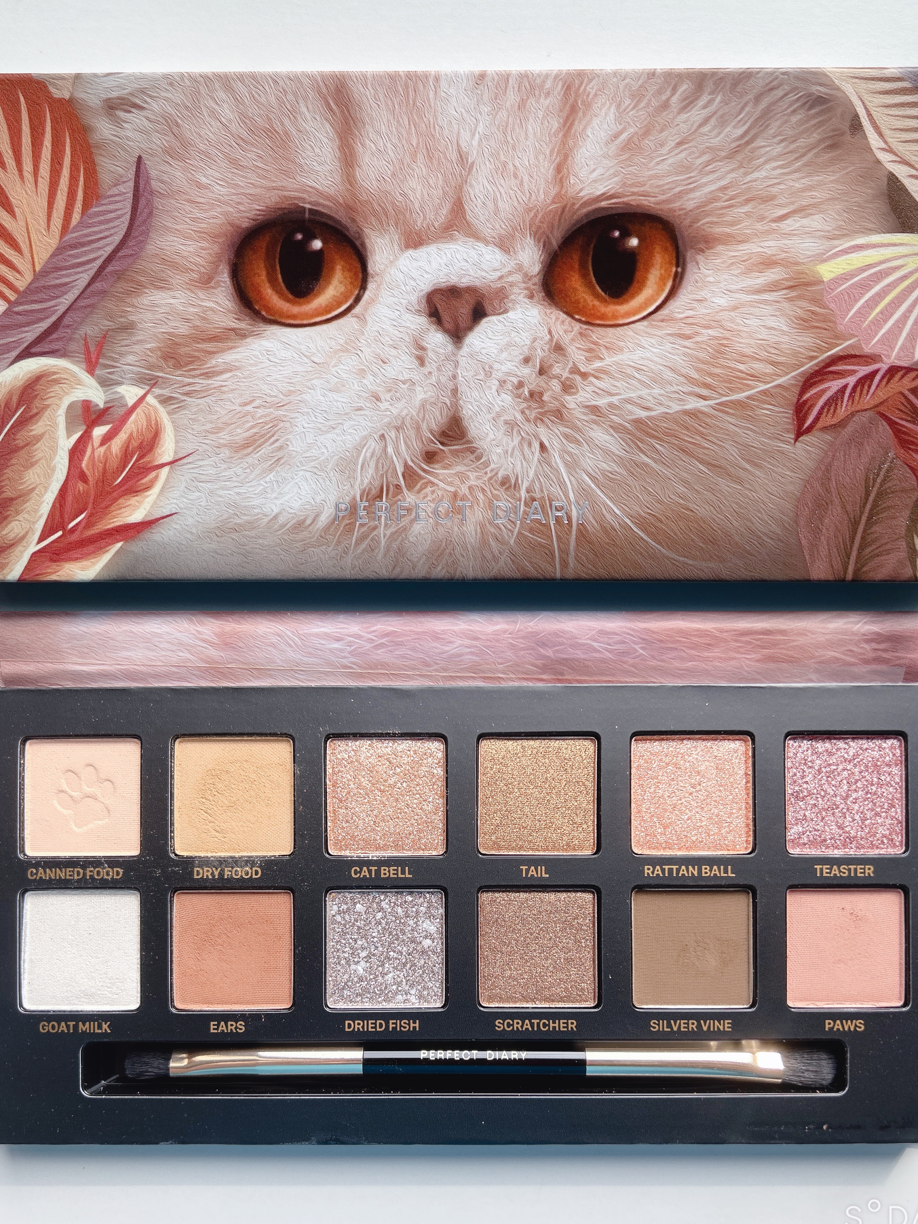 エクスプローラ12色 動物アイシャドウパレット 猫/PERFECT DIARY/アイシャドウパレットを使ったクチコミ（3枚目）
