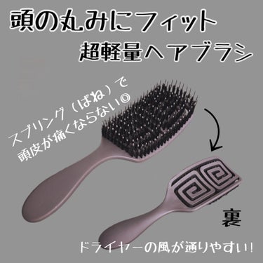 SHOBIDO
　スプリングフィットブラシ


LIPSのプレゼント企画でSHOBIDO様よりいただきました🙇‍♀️ 


これまではドライヤーで髪を乾かすとき、髪には良くないよなぁ、痛むよなぁと思いな