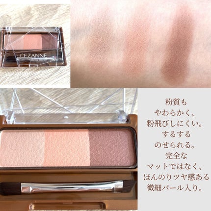 ノーズ&アイブロウパウダー/CEZANNE/パウダーアイブロウを使ったクチコミ(3枚目)