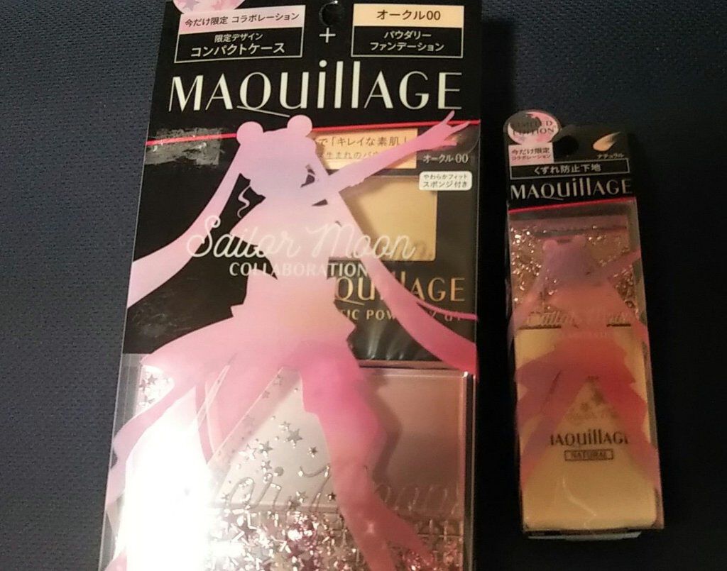 ドラマティックパウダリー＆コンパクトケース　限定デザインセット　ＳＭⅡ オークル00/マキアージュ/パウダーファンデーションを使ったクチコミ（1枚目）