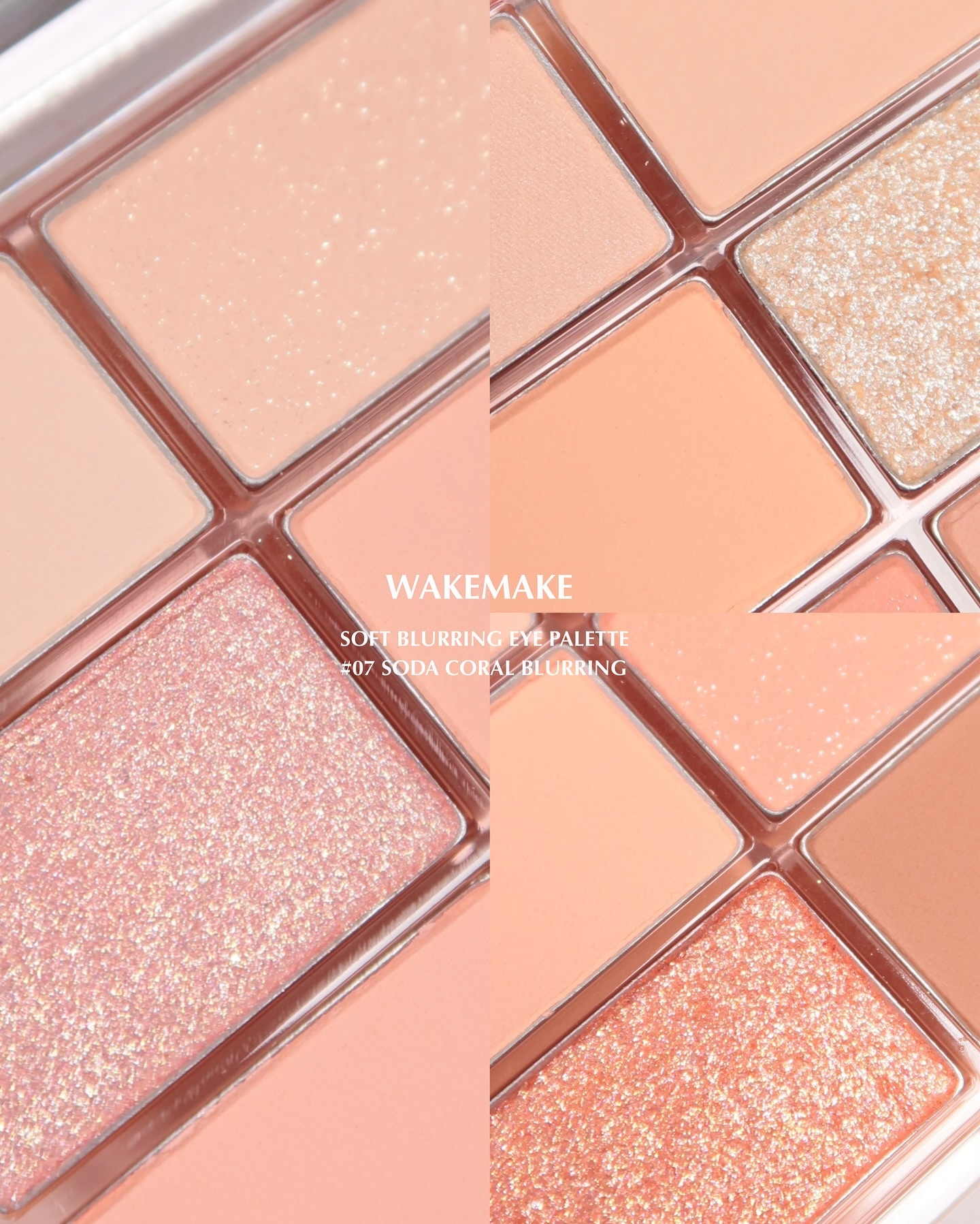 ソフトブラーリングアイパレット/wakemake/アイシャドウパレットを使ったクチコミ（2枚目）
