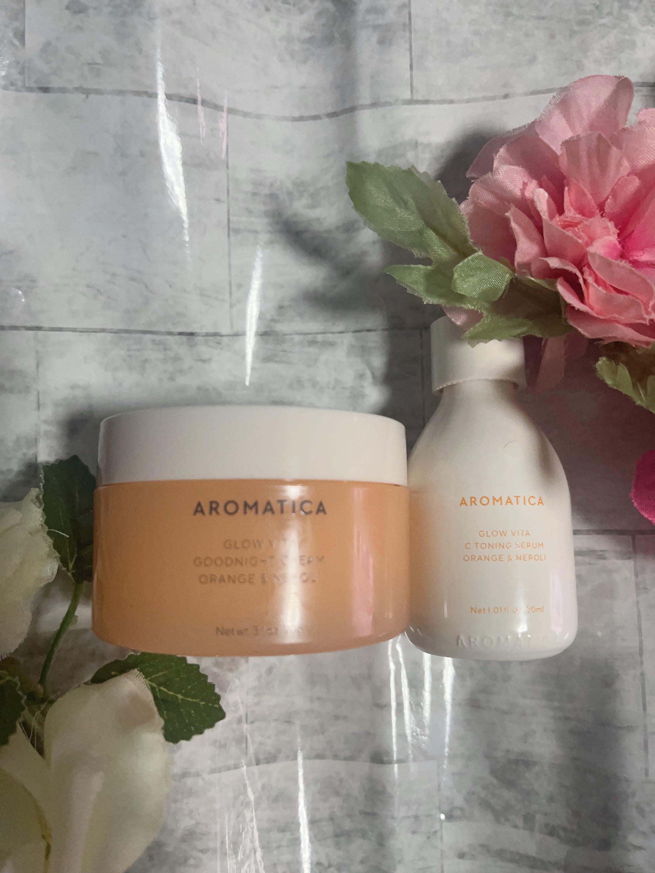 グロービタCトーニングセラム/AROMATICA/美容液を使ったクチコミ（1枚目）