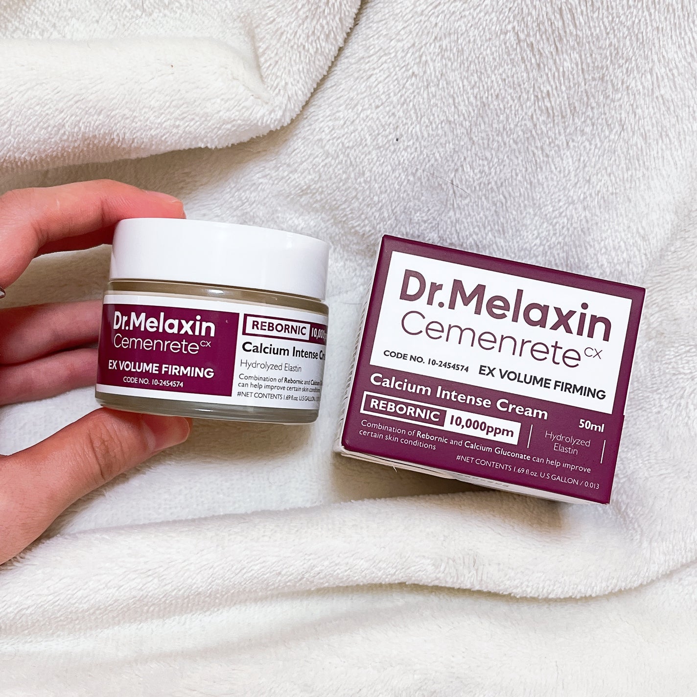 Cemenrete Calcium Intense Cream/Dr.Melaxin/フェイスクリームを使ったクチコミ(2枚目)