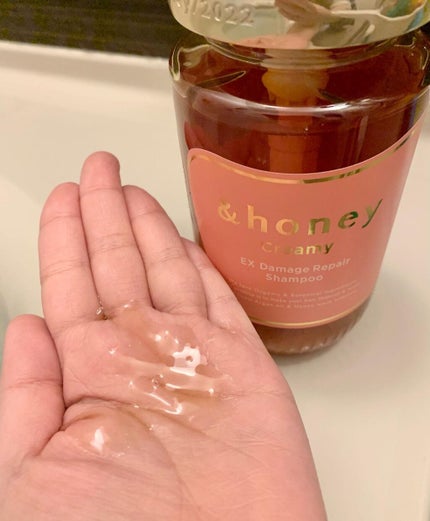 Creamy EXダメージリペアシャンプー1.0/ヘアトリートメント2.0/&honey/市販シャンプーを使ったクチコミ(3枚目)