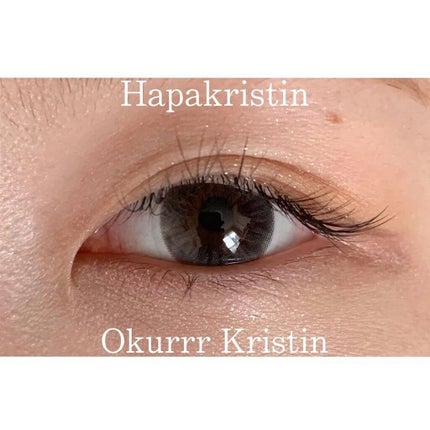 Okurrr Kristin/Hapa kristin/カラーコンタクトレンズを使ったクチコミ(2枚目)