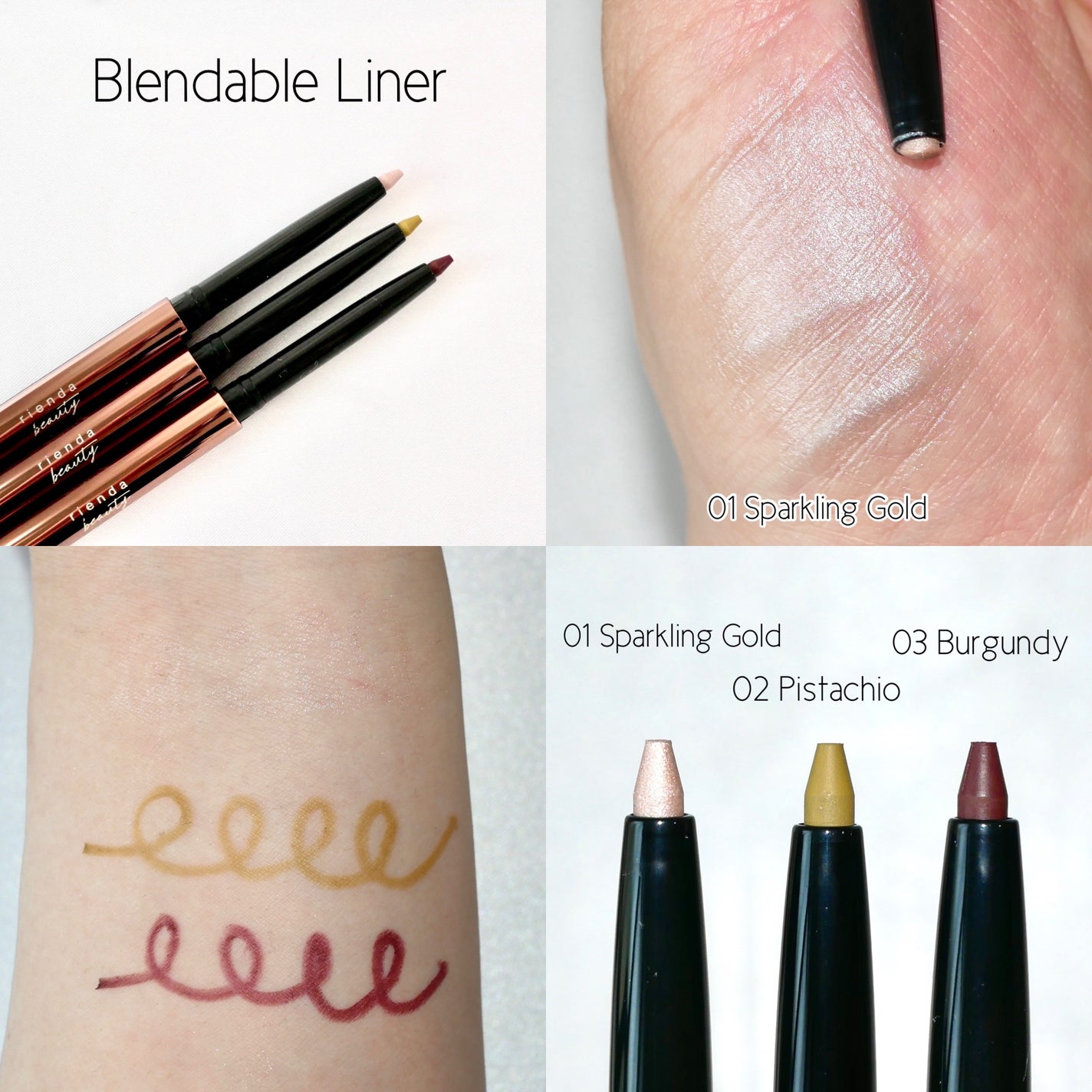 パレット rienda/rienda beauty/アイシャドウパレットを使ったクチコミ(3枚目)