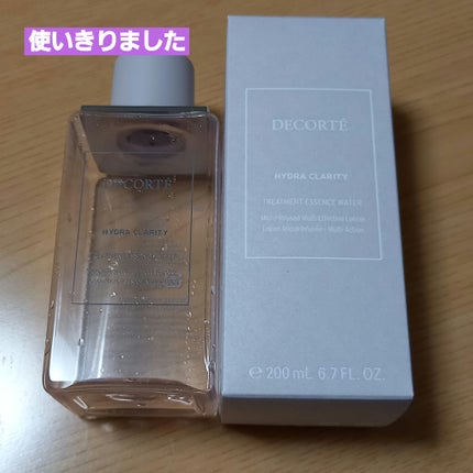 イドラクラリティ 薬用 トリートメント エッセンス ウォーター/DECORTÉ/化粧水を使ったクチコミ(1枚目)