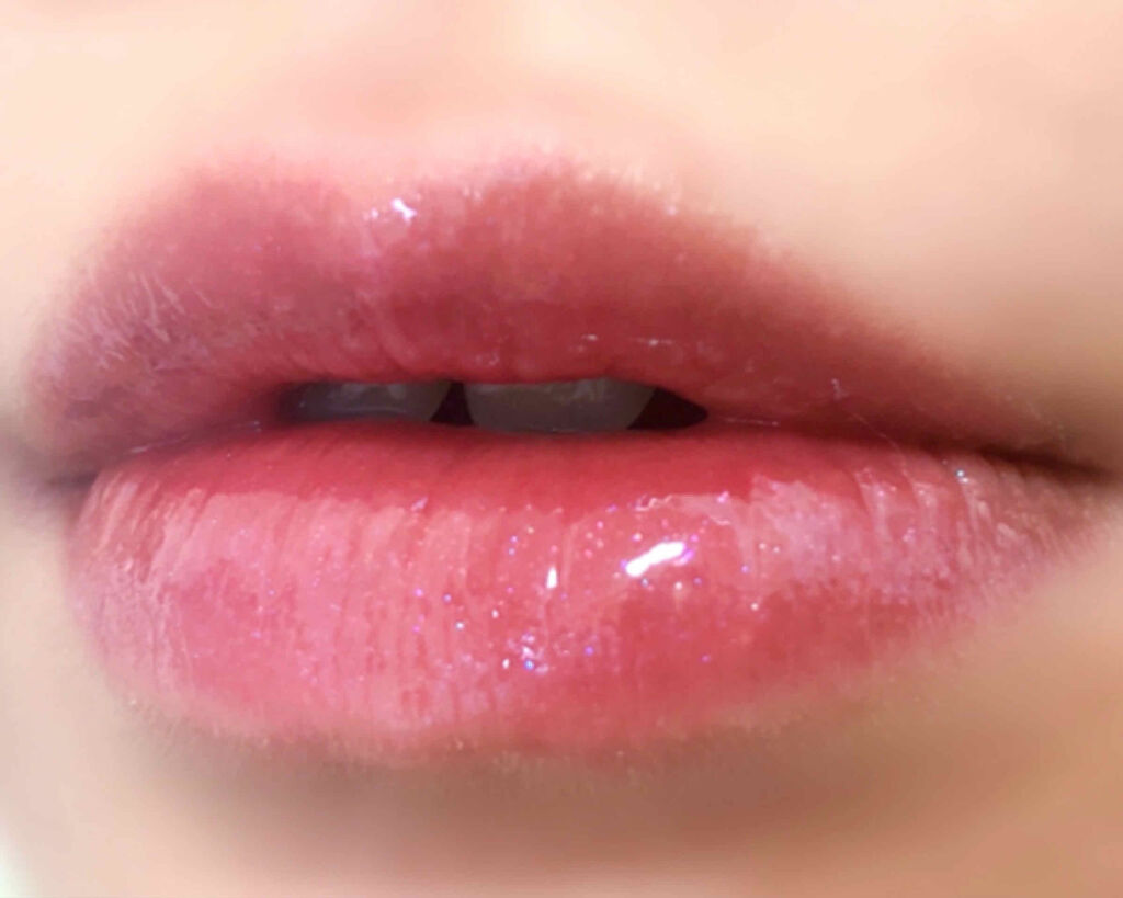 モイスチャー リッチ リップスティック 115 輝椿 - KAGUTSUBAKI/SUQQU/口紅を使ったクチコミ（2枚目）