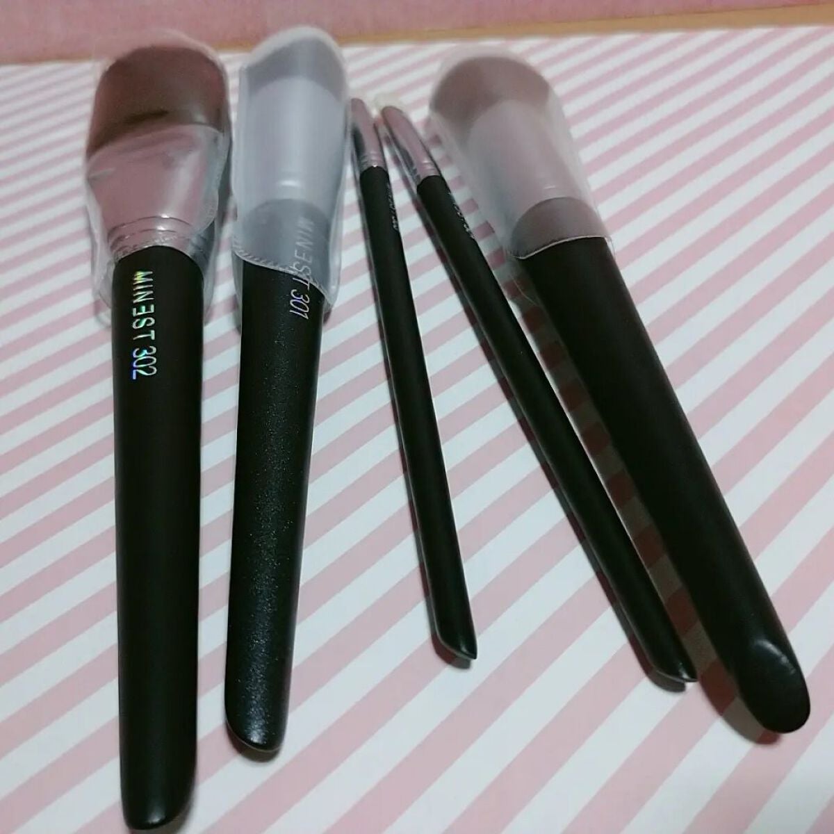 302 パウダーブラシ/MINEST/メイクブラシを使ったクチコミ(2枚目)