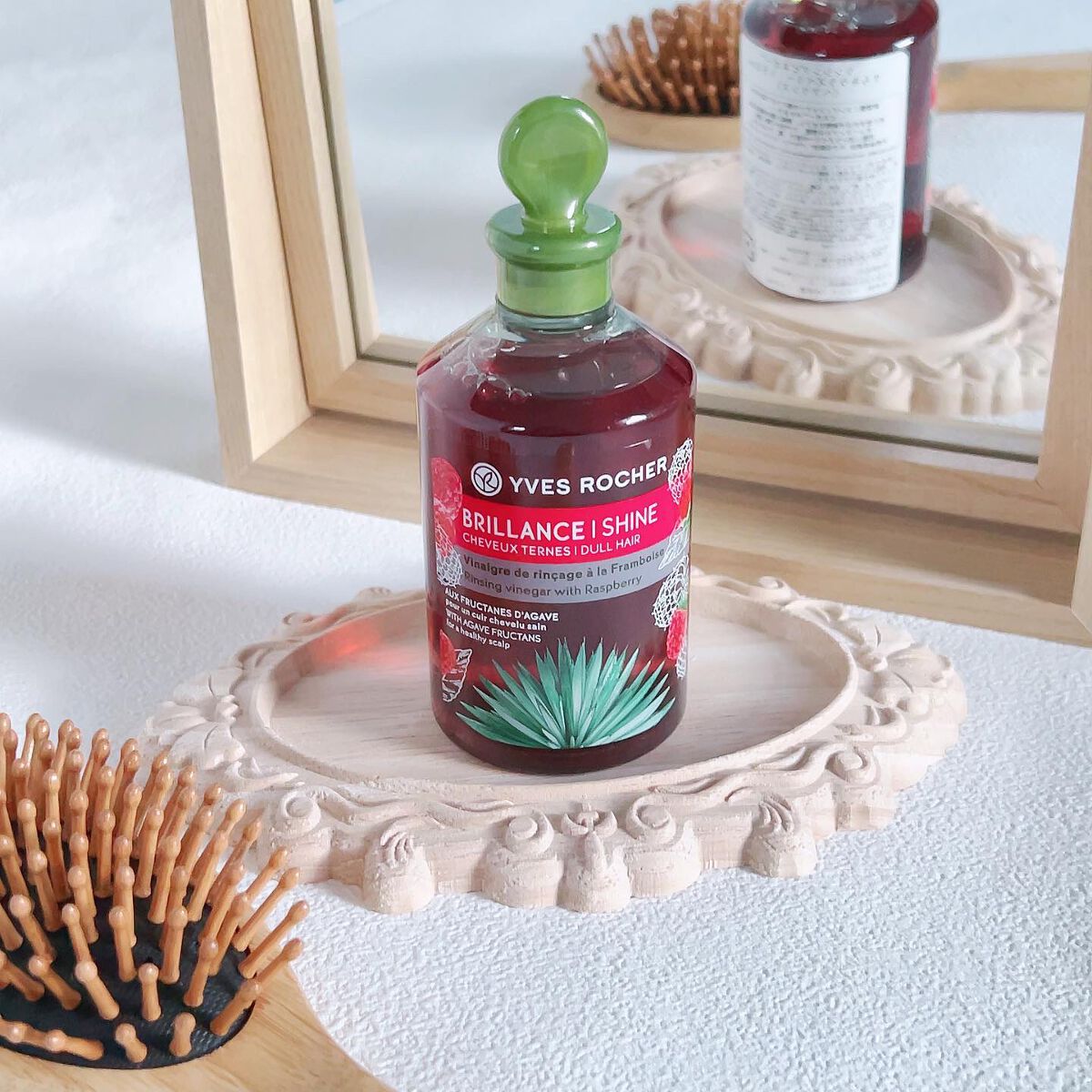 リンシングビネガー シルキーシャイン さらキララズベリー/イヴ・ロシェ/洗い流すヘアトリートメントを使ったクチコミ(1枚目)