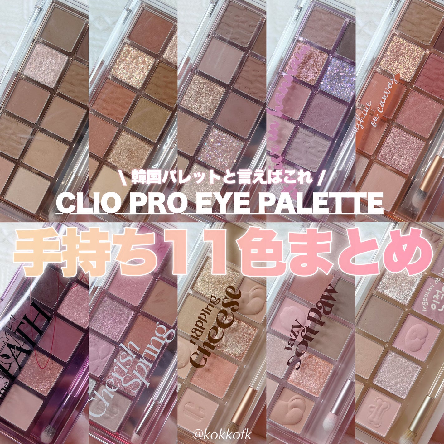 プロ アイ パレット/CLIO/アイシャドウパレットを使ったクチコミ(1枚目)