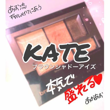 ブラウンシェードアイズN/KATE/パウダーアイシャドウを使ったクチコミ（1枚目）