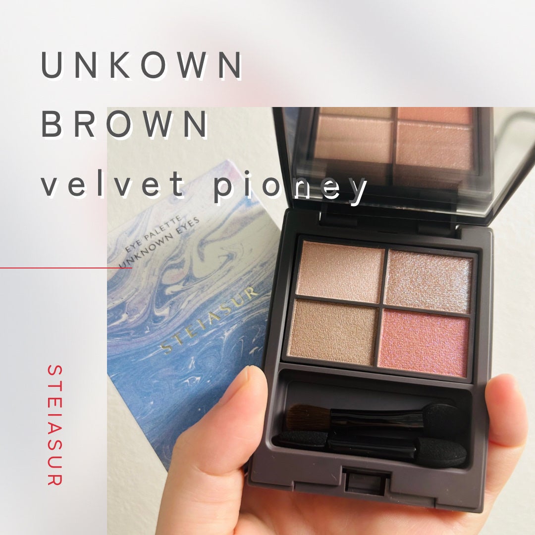 アンノウンアイズ/STEIASUR(ステイアシュール)/アイシャドウパレットを使ったクチコミ(1枚目)