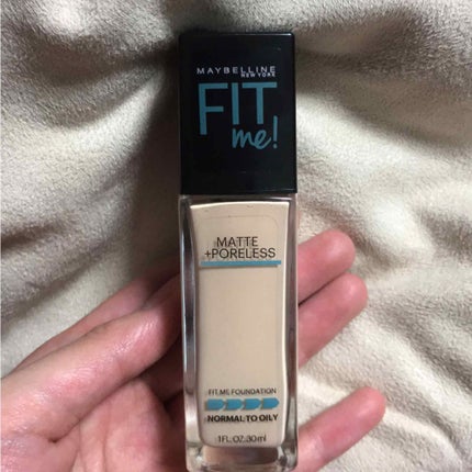 フィットミーリキッドファンデーション/MAYBELLINE NEW YORK/リキッドファンデーションを使ったクチコミ(1枚目)