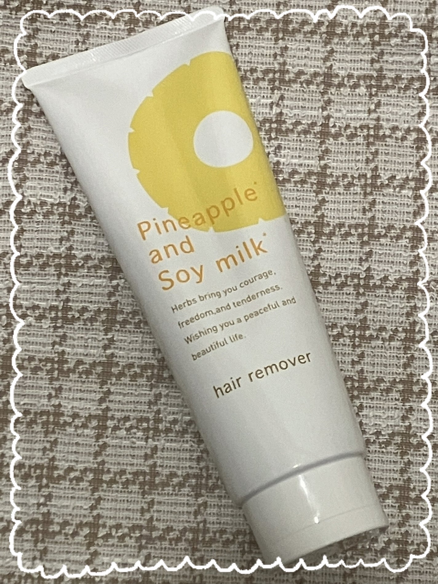 パイナップル豆乳除毛クリーム/鈴木ハーブ研究所/除毛クリームを使ったクチコミ(1枚目)