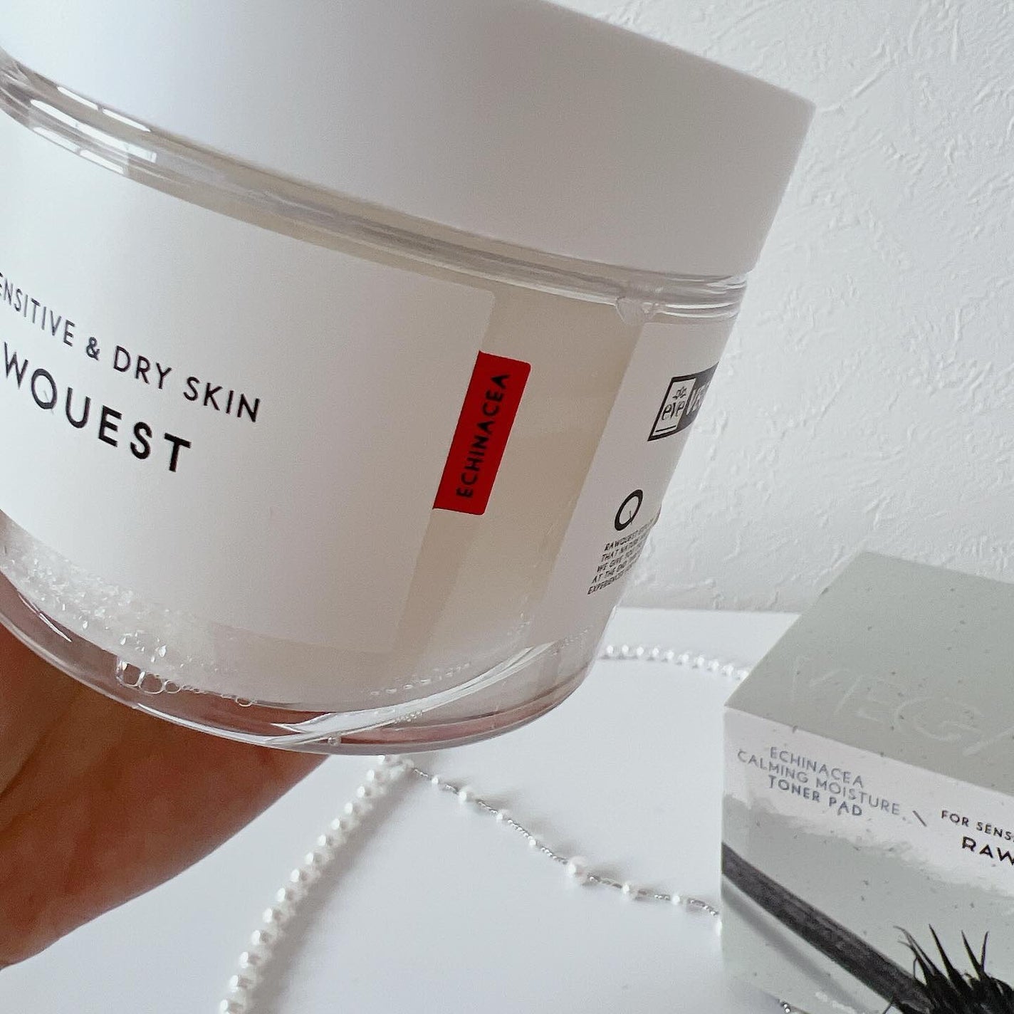 エキネシア カーミングモイスチャートナーパッド/RAWQUEST/トナーパッドを使ったクチコミ(2枚目)