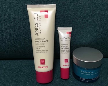 1000 Roses Daily Shade Facial Lotion SPF 18/Andalou Naturals/日焼け止め・UVケアを使ったクチコミ（1枚目）