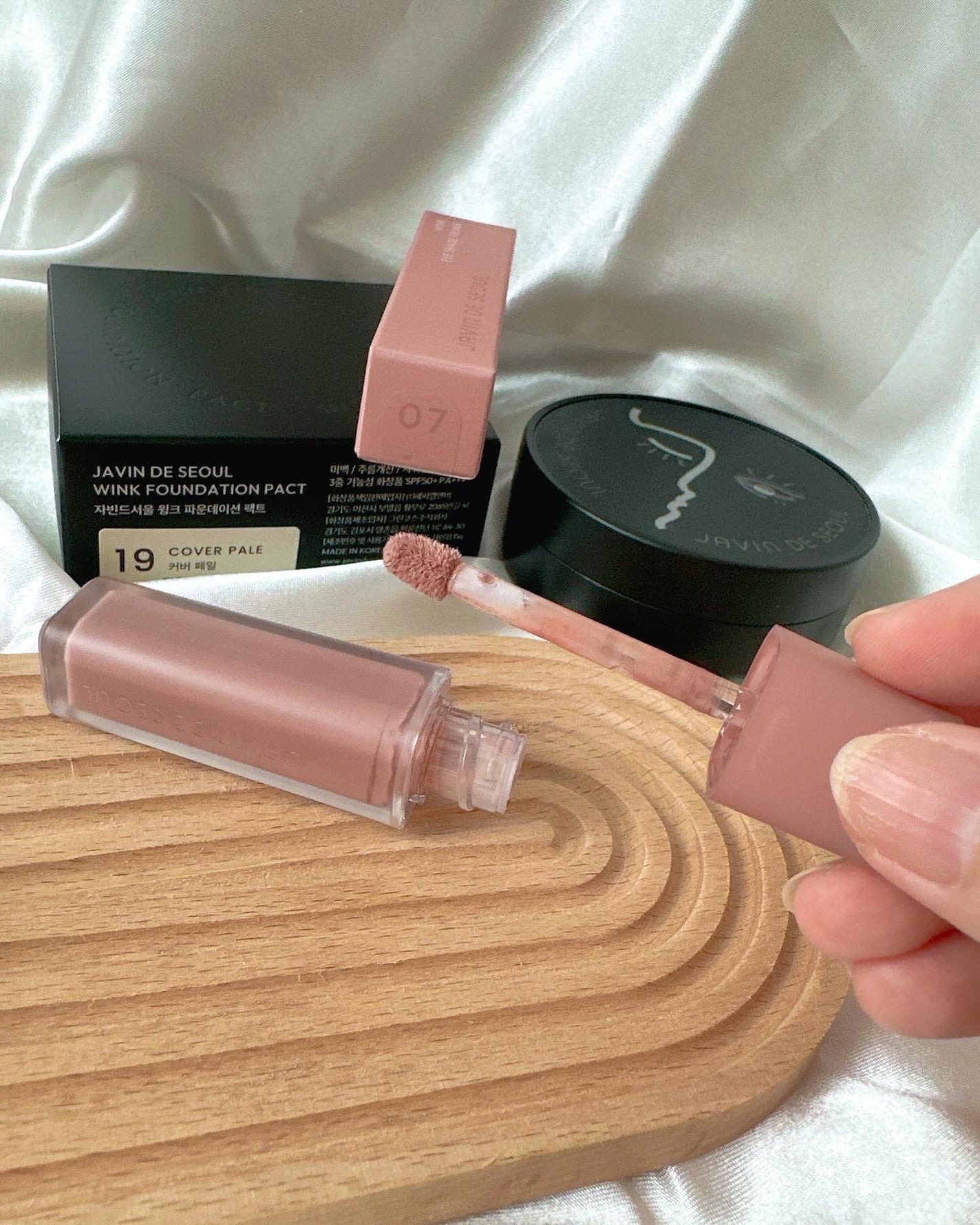 ジャビンドゥソウル ウインクファンデーションパクト/Javin De Seoul/クッションファンデーションを使ったクチコミ(6枚目)