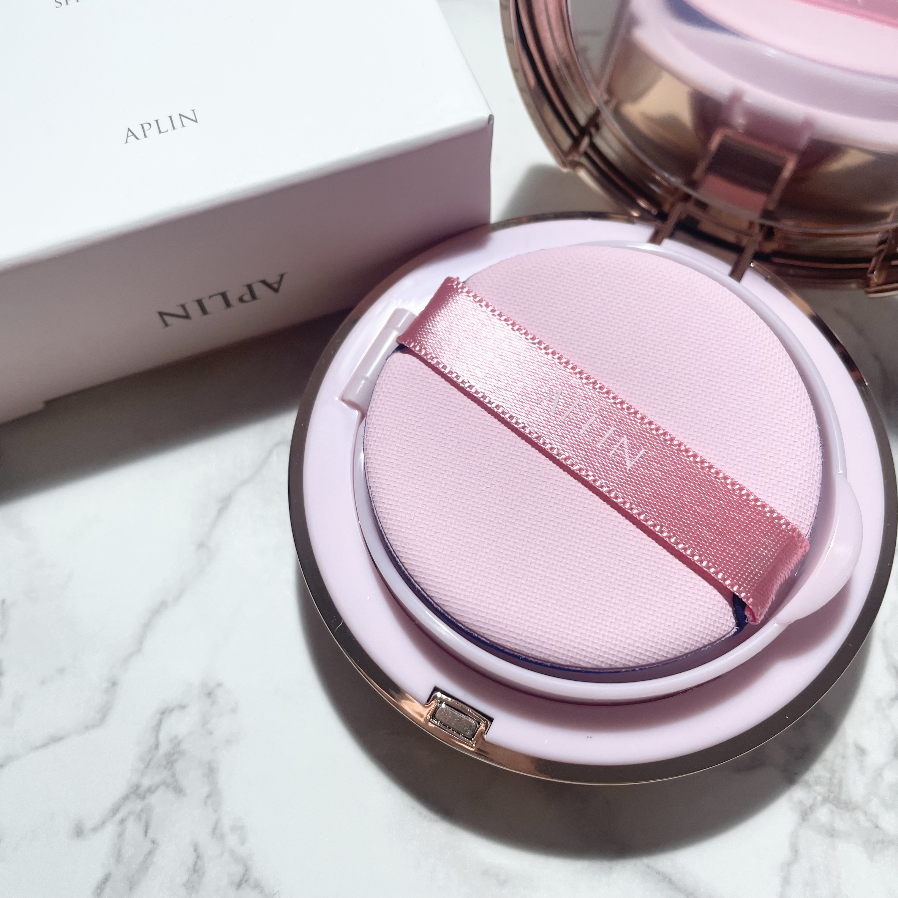 ピンクティーツリーカバークッション/APLIN/クッションファンデーションを使ったクチコミ（3枚目）