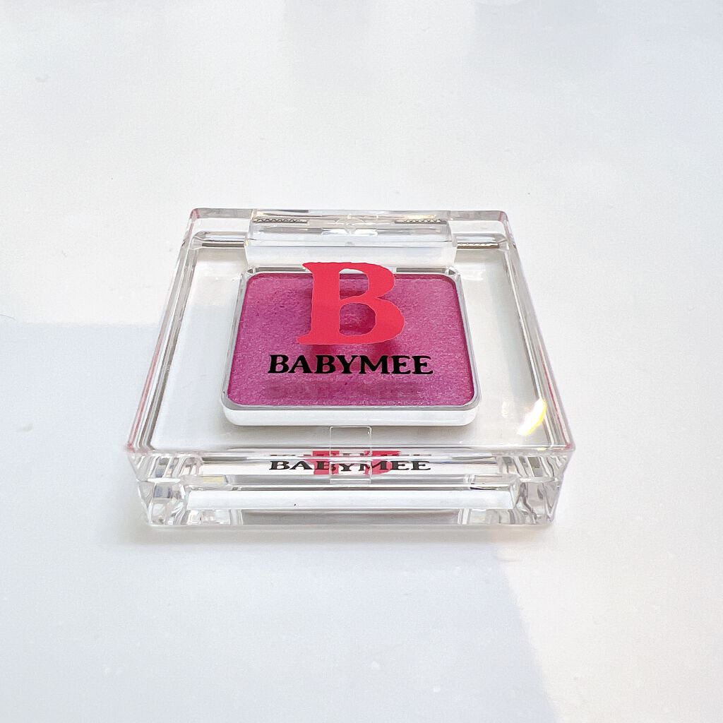 ニュアンスカラー シャドウ peony pink(WEB限定色)/BABYMEE/単色アイシャドウを使ったクチコミ（1枚目）