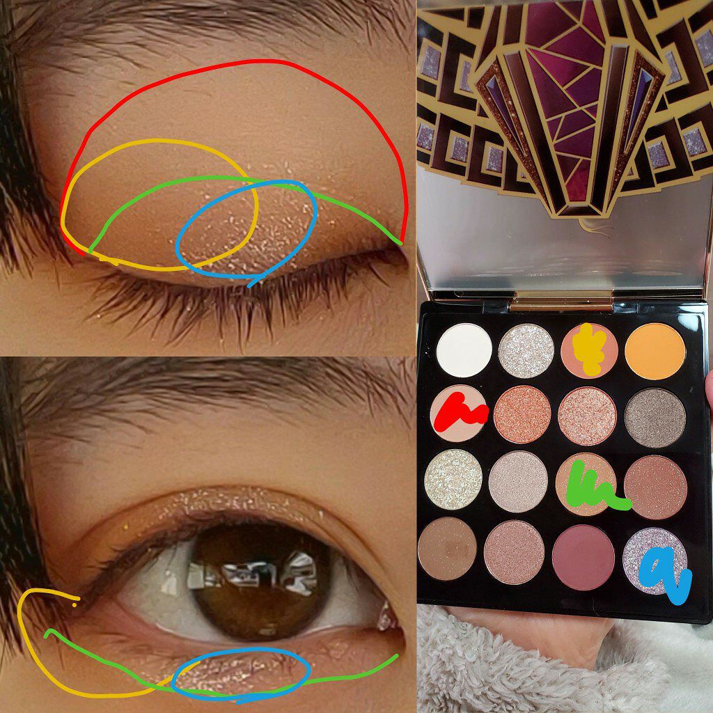 大英博物館 エジプトシリーズ アイシャドウパレット/ZEESEA/アイシャドウパレットを使ったクチコミ(2枚目)