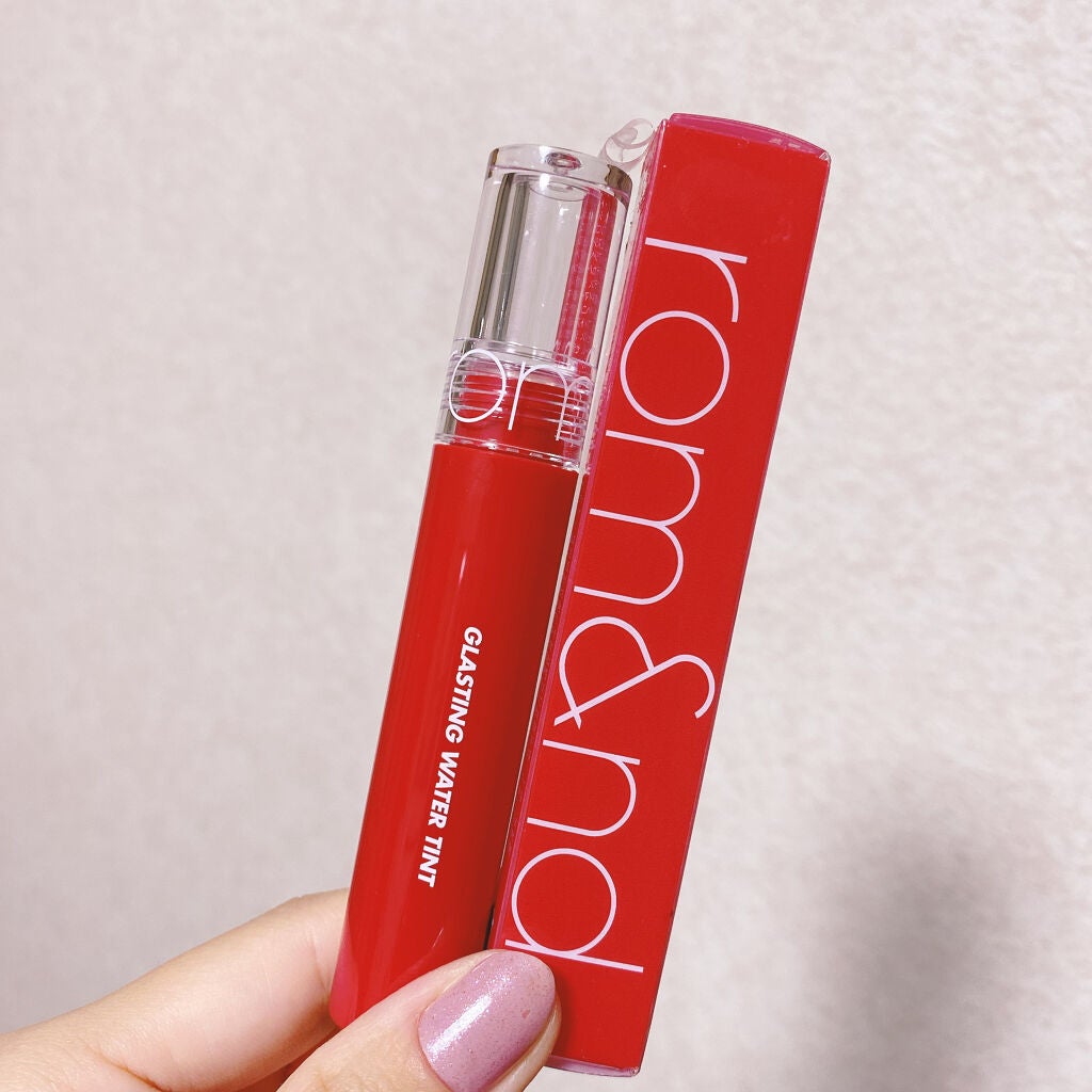 グラスティングウォーターティント/rom&nd/リップティントを使ったクチコミ(1枚目)
