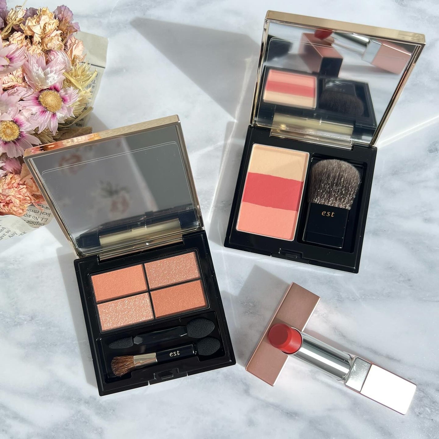 ピュア クラリティ シアー アイシャドウ/est/アイシャドウパレットを使ったクチコミ(1枚目)