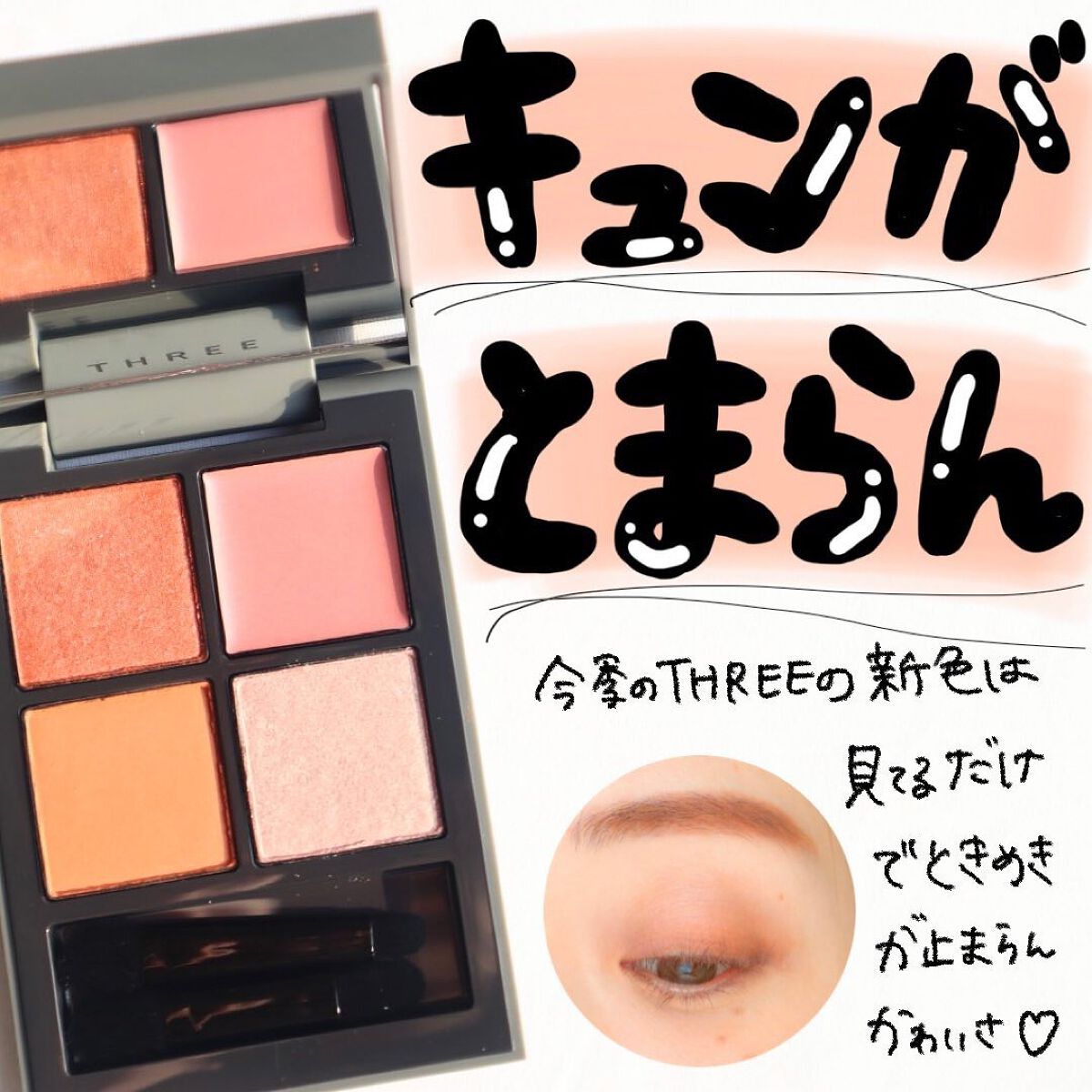 ディメンショナルビジョンアイパレット/THREE/アイシャドウパレットを使ったクチコミ(1枚目)
