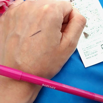 ニュアンスカラーマスカラ/BABYMEE/マスカラを使ったクチコミ(4枚目)