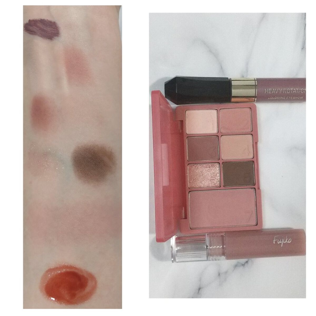 カラーリングアイブロウ/ヘビーローテーション/眉マスカラを使ったクチコミ（2枚目）