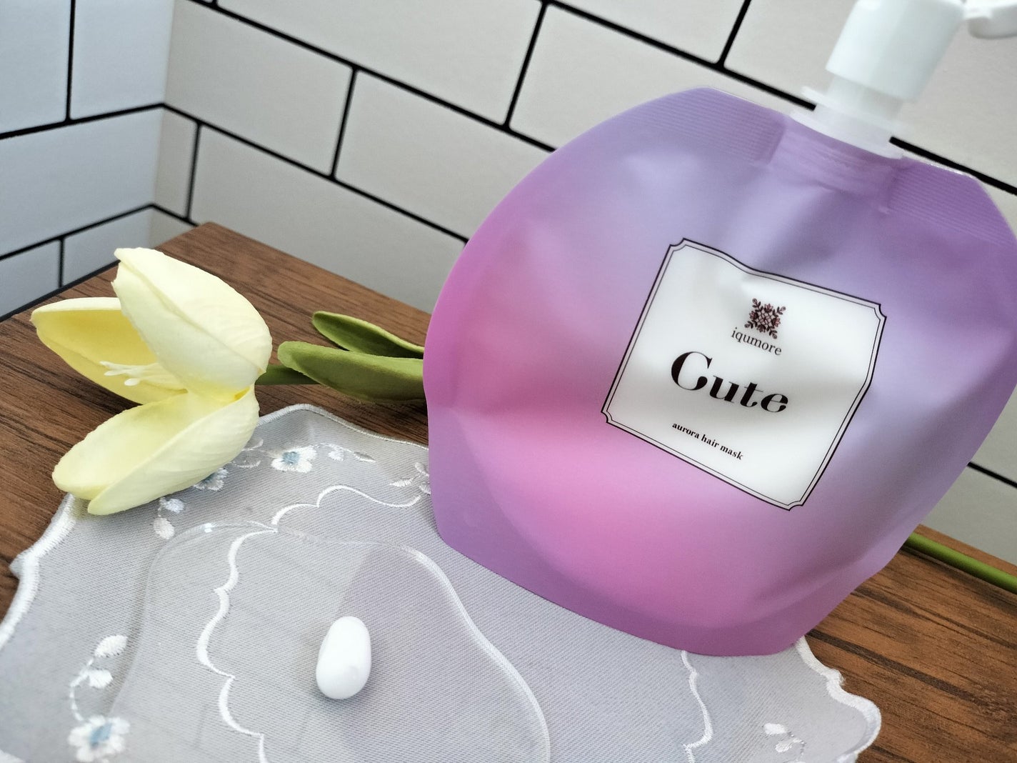 イクモアキュートオーロラヘアマスク/iqumore/ヘアマスク・ヘアパックを使ったクチコミ(3枚目)