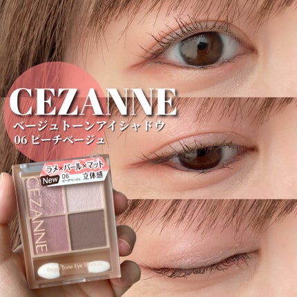 ベージュトーンアイシャドウ/CEZANNE/アイシャドウパレットを使ったクチコミ(1枚目)