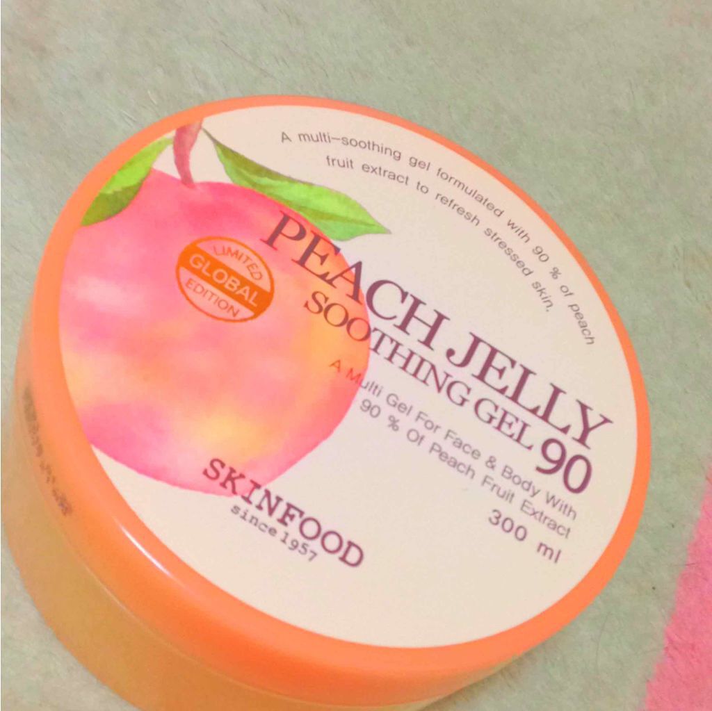 ピーチ ジェリー スージングジェル90/SKINFOOD/ボディローションを使ったクチコミ(1枚目)