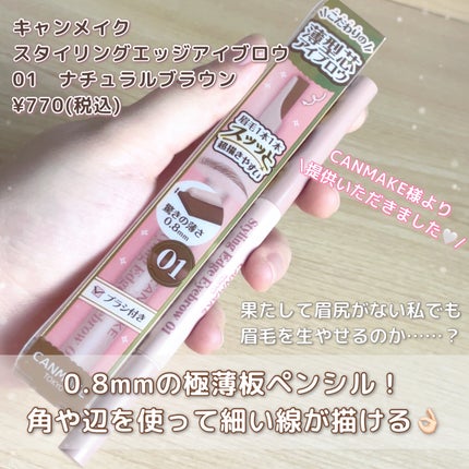 スタイリングエッジアイブロウ/キャンメイク/アイブロウペンシルを使ったクチコミ(2枚目)