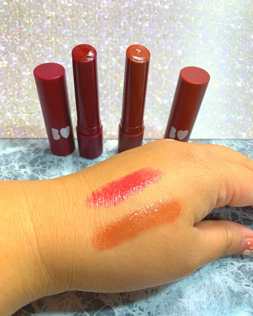 つやぷるリップR/b idol/口紅を使ったクチコミ（2枚目）