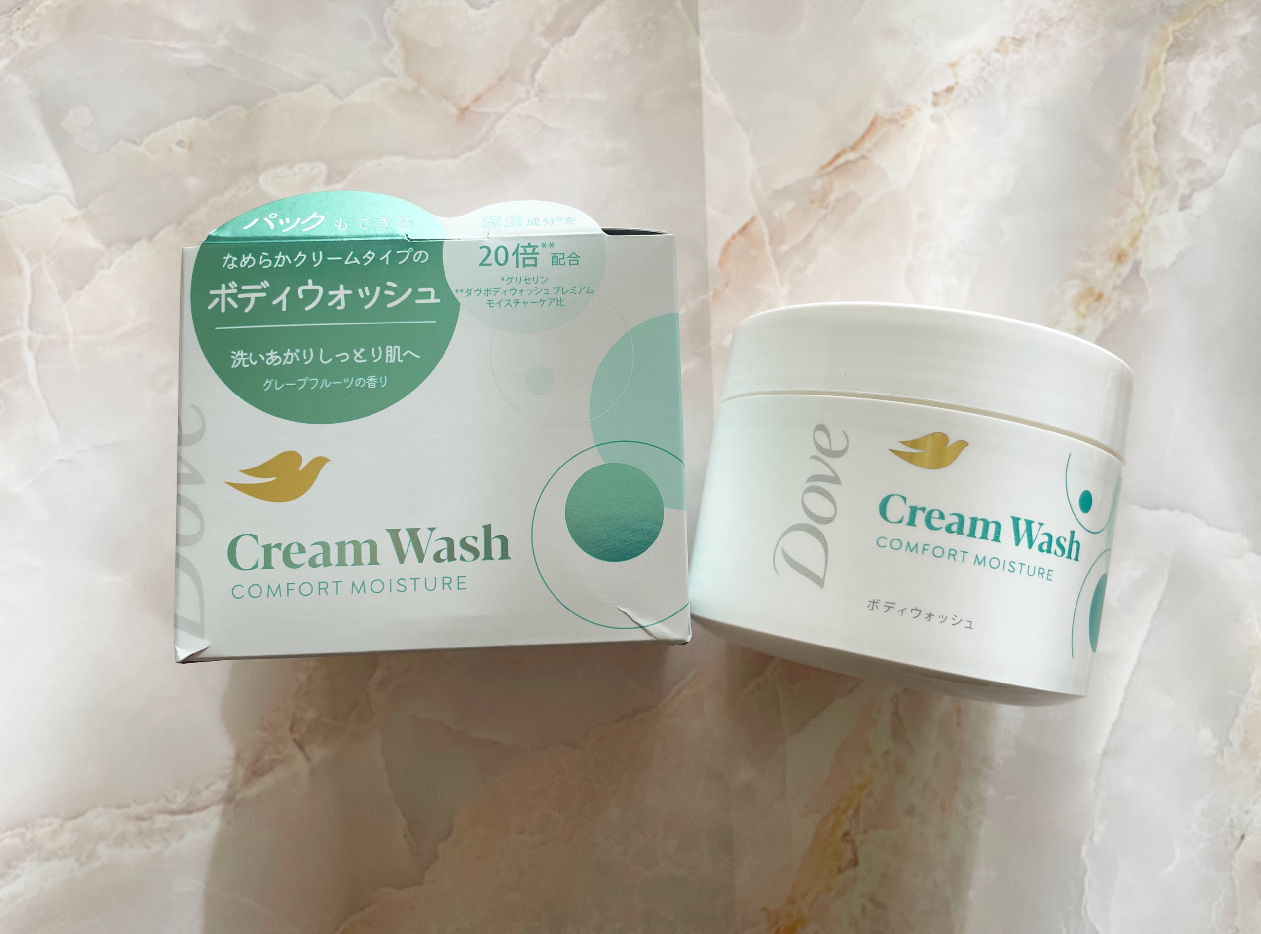 ダヴ クリームボディウォッシュ コンフォートモイスチャー/ダヴ/ボディソープを使ったクチコミ（1枚目）