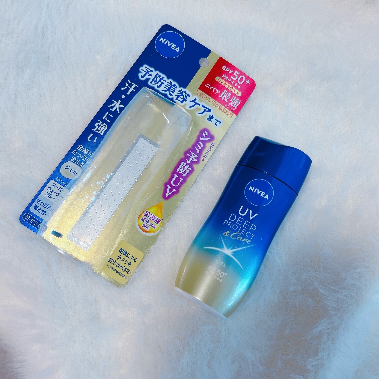 ニベアUV ディープ プロテクト＆ケア ジェル/ニベア/日焼け止めジェルを使ったクチコミ（2枚目）