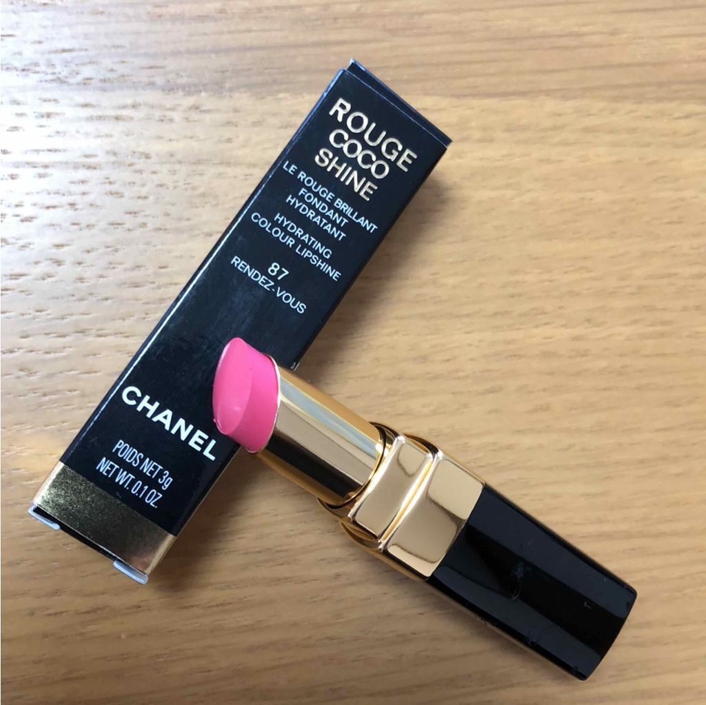 ルージュ ココ シャイン 87 ランデヴー/CHANEL/口紅を使ったクチコミ（1枚目）