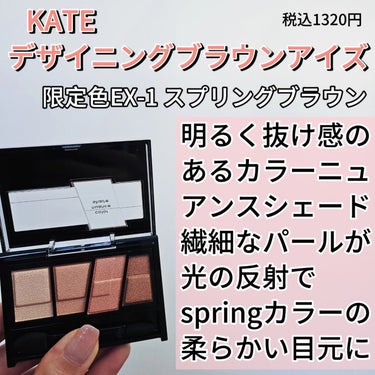 デザイニングブラウンアイズ/KATE/アイシャドウパレットを使ったクチコミ（2枚目）