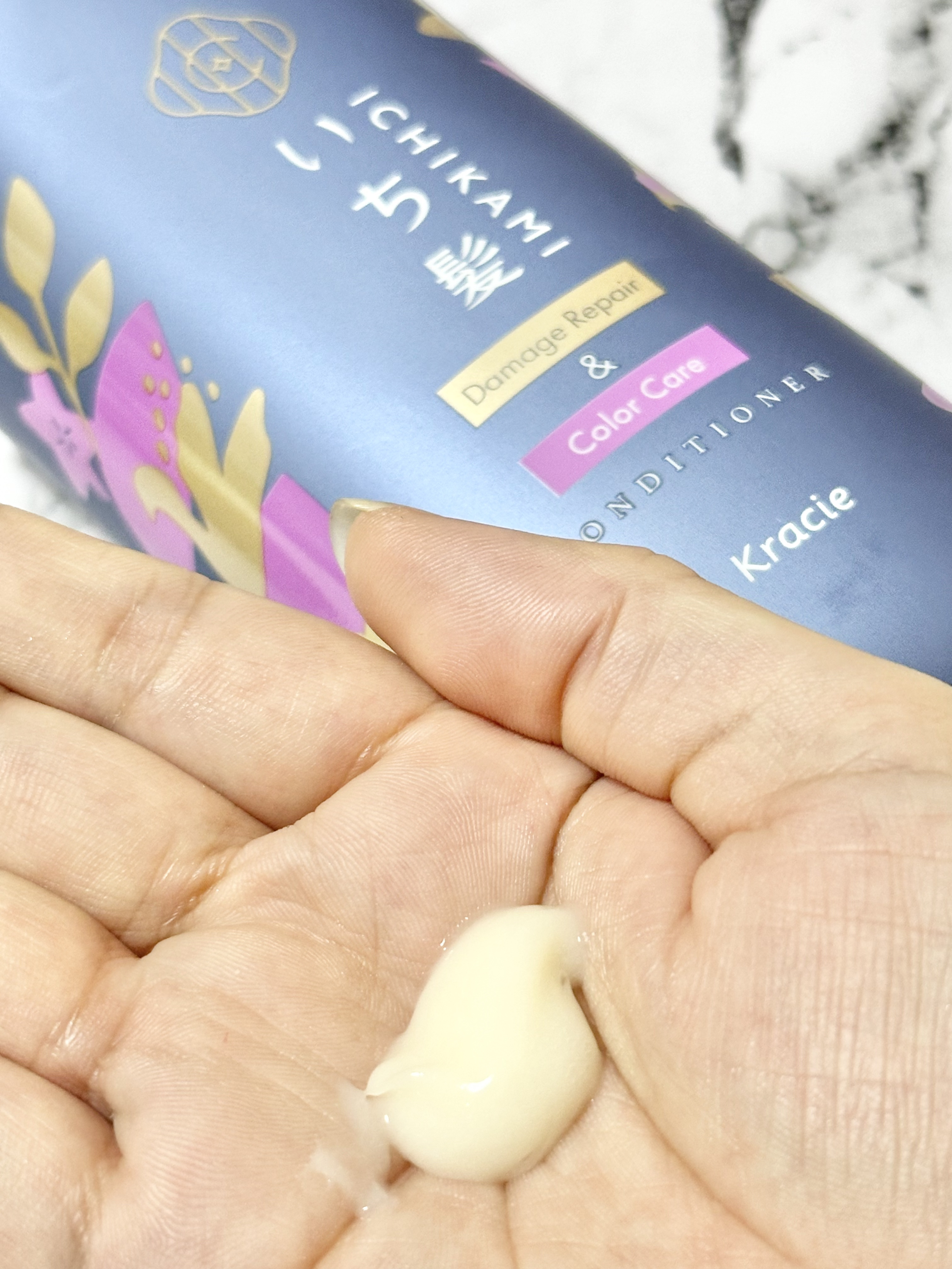 ダメージリペア＆カラーケア トリートメント/いち髪/洗い流すヘアトリートメントを使ったクチコミ（3枚目）