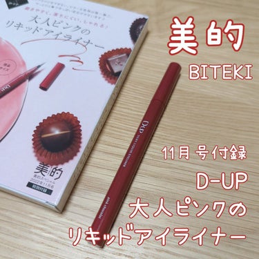 シルキーリキッドアイライナーWP/D-UP/リキッドアイライナーを使ったクチコミ（1枚目）