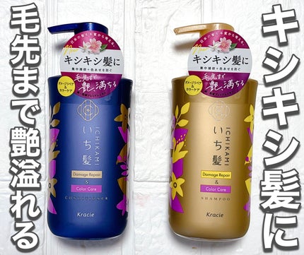 ダメージリペア&カラーケア シャンプー/コンディショナー/いち髪/市販シャンプーを使ったクチコミ(1枚目)