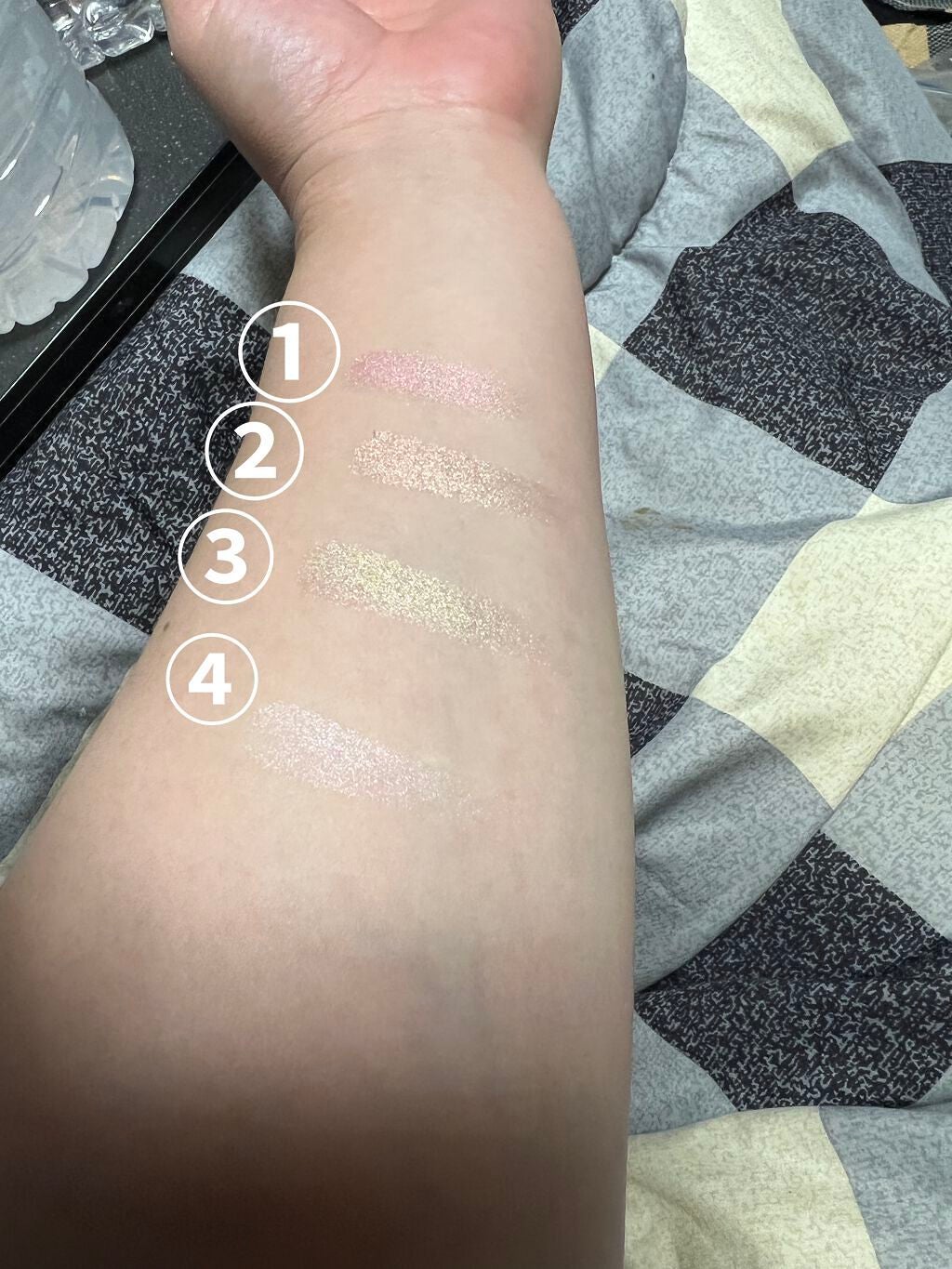 ディオール バックステージ フェイス グロウ パレット/Dior/ハイライトを使ったクチコミ(3枚目)