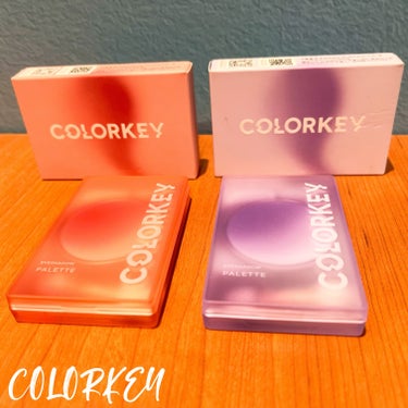 COLORKEY 四色アイシャドウパレットのクチコミ「COLORKEY
四角アイシャドウパレット💟
(過去投稿再掲)
ーーーーーー
なーたんがイメー.....」（2枚目）